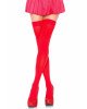 Leg Avenue Opaque Nylon Thigh Highs OS Red Leg Avenue Opaque Nylon Thigh Highs OS Red