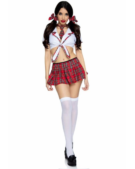 Leg Avenue Miss Prep School S/M Red Leg Avenue Miss Prep School S/M Red
