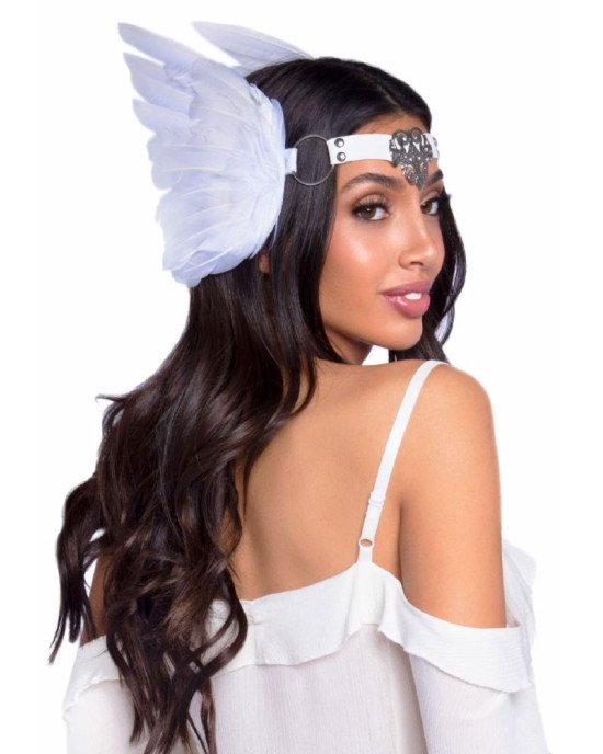 Leg Avenue Feather headband White Leg Avenue Feather headband White