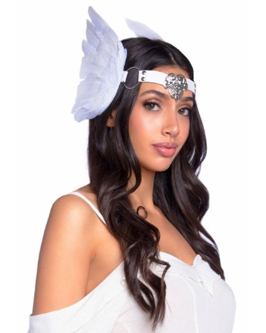 Leg Avenue Feather headband White Leg Avenue Feather headband White