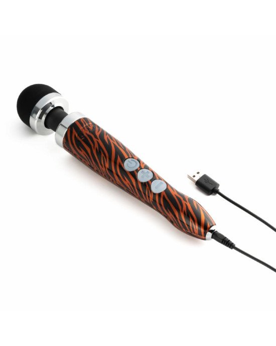 Вібромасажер DOXY Die Cast 3R TIGER, дуже потужний, живлення 220В, металевий корпус Вібромасажер DOXY Die Cast 3R TIGER, дуже потужний, живлення 220В, металевий корпус