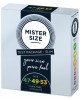Набір презервативів Mister Size - pure feel - 47–49–53 (3 condoms), 3 розміри, товщина 0,05 мм