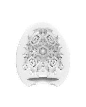 Мастурбатор-яйце Tenga Egg Snow Crystal з охолоджувальним лубрикантом Мастурбатор-яйце Tenga Egg Snow Crystal з охолоджувальним лубрикантом