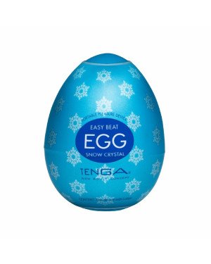 Мастурбатор-яйце Tenga Egg Snow Crystal з охолоджувальним лубрикантом