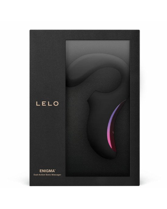 Кліторально-вагінальний звуковий стимулятор LELO Enigma Black