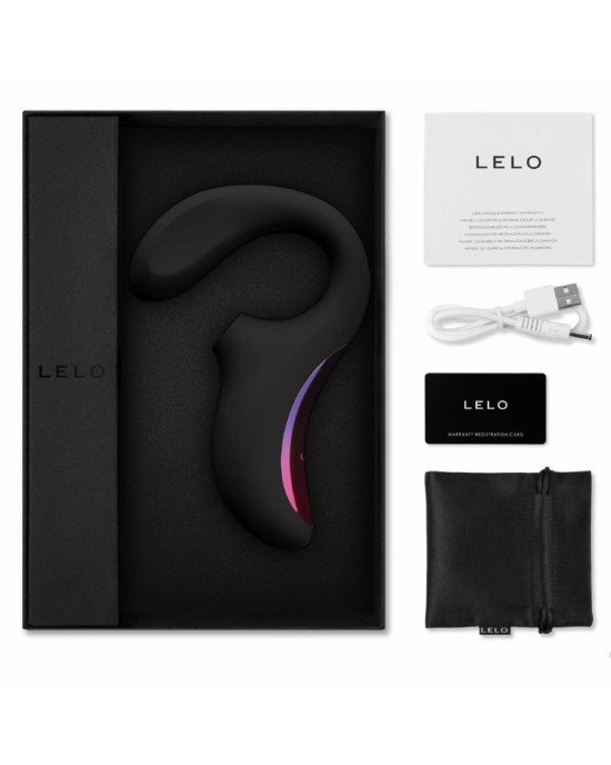 Кліторально-вагінальний звуковий стимулятор LELO Enigma Black