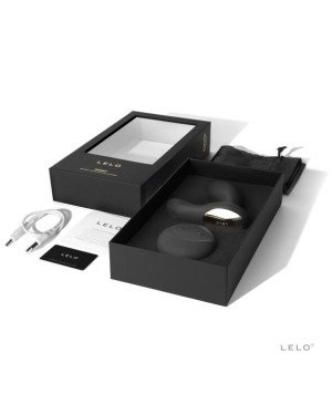Масажер простати LELO Hugo Black, 2 мотори, пульт ДК, керування рухом