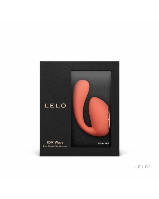 Смарт-вібратор LELO Ida Wave Coral Red, вагінально-кліторальний, технологія WaveMotion, 2 мотори Смарт-вібратор LELO Ida Wave Coral Red, вагінально-кліторальний, технологія WaveMotion, 2 мотори