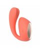 Смарт-вібратор LELO Ida Wave Coral Red, вагінально-кліторальний, технологія WaveMotion, 2 мотори Смарт-вібратор LELO Ida Wave Coral Red, вагінально-кліторальний, технологія WaveMotion, 2 мотори
