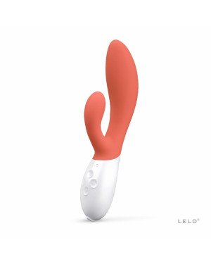 Вібратор-кролик LELO Ina 3 Coral, 10 режимів вібрації, потужний мотор