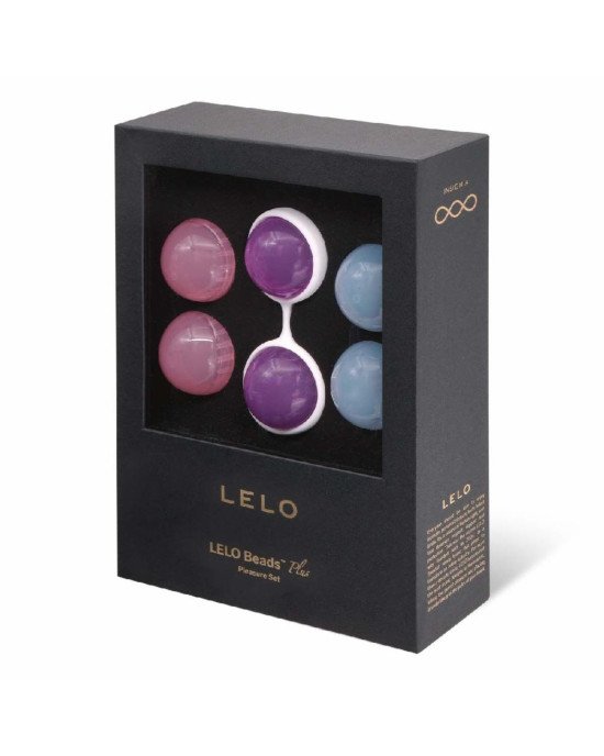 Набір вагінальних кульок LELO Beads Plus, діаметр 3,5 см, змінне навантаження 2х28, 2х37 та 2х60 г Набір вагінальних кульок LELO Beads Plus, діаметр 3,5 см, змінне навантаження 2х28, 2х37 та 2х60 г