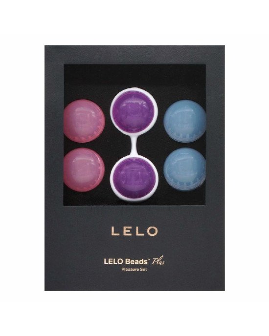 Набір вагінальних кульок LELO Beads Plus, діаметр 3,5 см, змінне навантаження 2х28, 2х37 та 2х60 г Набір вагінальних кульок LELO Beads Plus, діаметр 3,5 см, змінне навантаження 2х28, 2х37 та 2х60 г