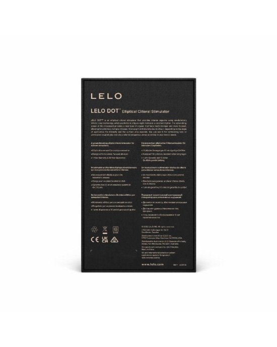 Кліторальний вібратор LELO DOT Aqua, точкова стимуляція, технологія Infinite Loop Кліторальний вібратор LELO DOT Aqua, точкова стимуляція, технологія Infinite Loop