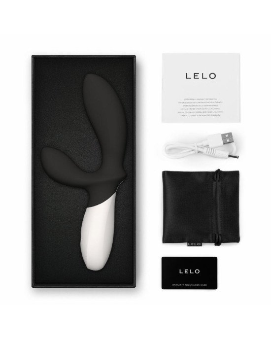 Масажер простати LELO Loki Wave 2 Black, 2 мотори, манливий рух + вібрація Масажер простати LELO Loki Wave 2 Black, 2 мотори, манливий рух + вібрація