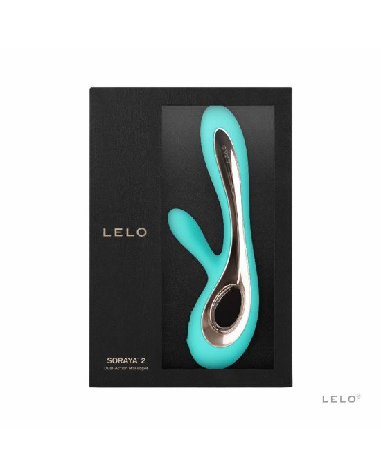 Вібратор-кролик LELO Soraya 2 Aqua, 12 режимів вібрації, до 4 годин роботи Вібратор-кролик LELO Soraya 2 Aqua, 12 режимів вібрації, до 4 годин роботи