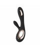 Вібратор-кролик LELO Soraya Wave Black, манливі рухи стовбура Вібратор-кролик LELO Soraya Wave Black, манливі рухи стовбура