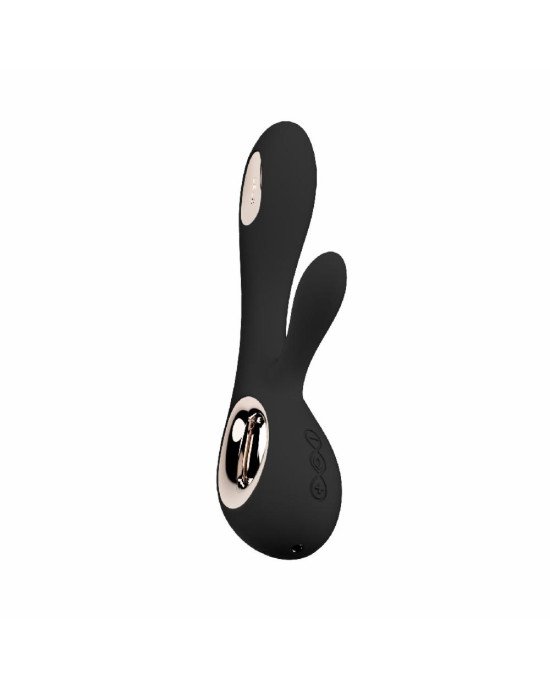 Вібратор-кролик LELO Soraya Wave Black, манливі рухи стовбура Вібратор-кролик LELO Soraya Wave Black, манливі рухи стовбура