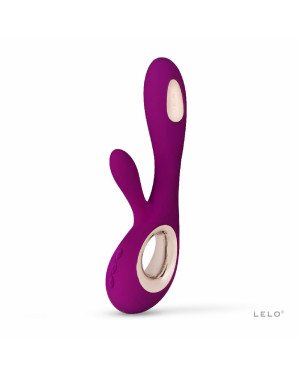 Вібратор-кролик LELO Soraya Wave Deep Rose, манливі рухи стовбура