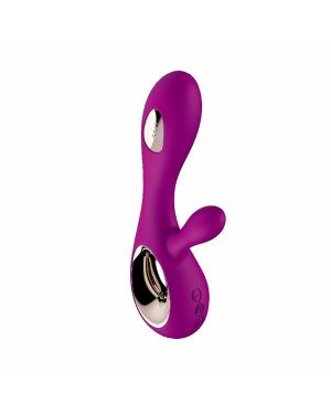 Вібратор-кролик LELO Soraya Wave Deep Rose, манливі рухи стовбура