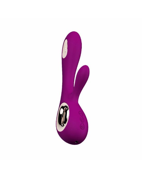 Вібратор-кролик LELO Soraya Wave Deep Rose, манливі рухи стовбура Вібратор-кролик LELO Soraya Wave Deep Rose, манливі рухи стовбура