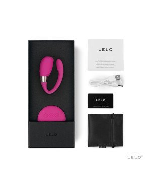Вібратор для пар LELO Tiani 3 Cerise, 2 мотори, пульт ДК Вібратор для пар LELO Tiani 3 Cerise, 2 мотори, пульт ДК