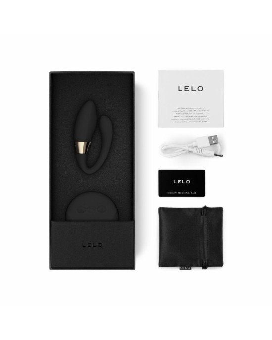 Вібратор для пар LELO Tiani Duo Black, 2 мотори, пульт ДК