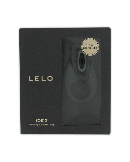 Ерекційне кільце з вібрацією LELO Tor 2 Black Ерекційне кільце з вібрацією LELO Tor 2 Black