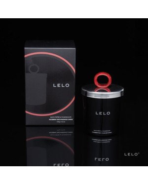 Масажна свічка LELO Massage Candle Black Pepper & Pomegranate, соєвий віск, 36 годин горіння