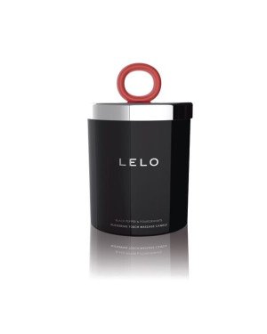 Масажна свічка LELO Massage Candle Black Pepper & Pomegranate, соєвий віск, 36 годин горіння