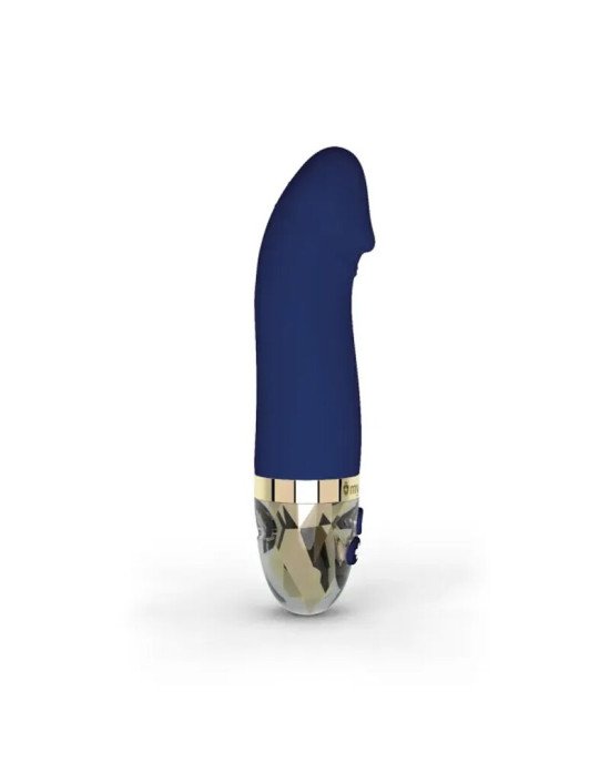 Вібратор Mystim Real Deal Neil Blue, потужний мотор, 8 режимів