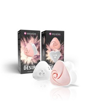 Вібратор для клітора Mystim Heart´s Desire White, 8 режимів, дуже потужний Вібратор для клітора Mystim Heart´s Desire White, 8 режимів, дуже потужний