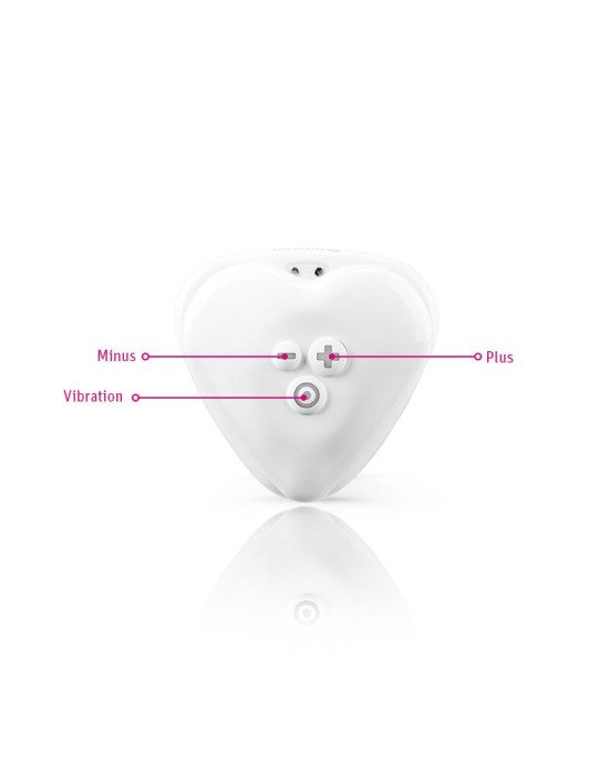 Вібратор для клітора Mystim Heart´s Desire White, 8 режимів, дуже потужний Вібратор для клітора Mystim Heart´s Desire White, 8 режимів, дуже потужний