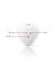 Вібратор для клітора Mystim Heart´s Desire White, 8 режимів, дуже потужний Вібратор для клітора Mystim Heart´s Desire White, 8 режимів, дуже потужний