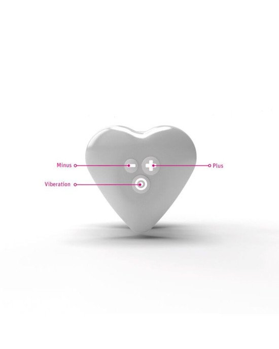 Вібратор для клітора Mystim Heart´s Desire White, 8 режимів, дуже потужний Вібратор для клітора Mystim Heart´s Desire White, 8 режимів, дуже потужний