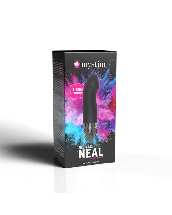 Вібратор з електростимуляцією Mystim Real Deal Neil Black Edition Вібратор з електростимуляцією Mystim Real Deal Neil Black Edition