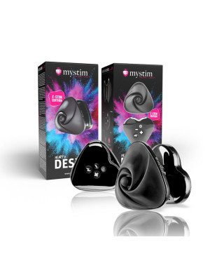 Вібратор для клітора з електростимуляцією Mystim Heart's Desire Black Edition Вібратор для клітора з електростимуляцією Mystim Heart's Desire Black Edition