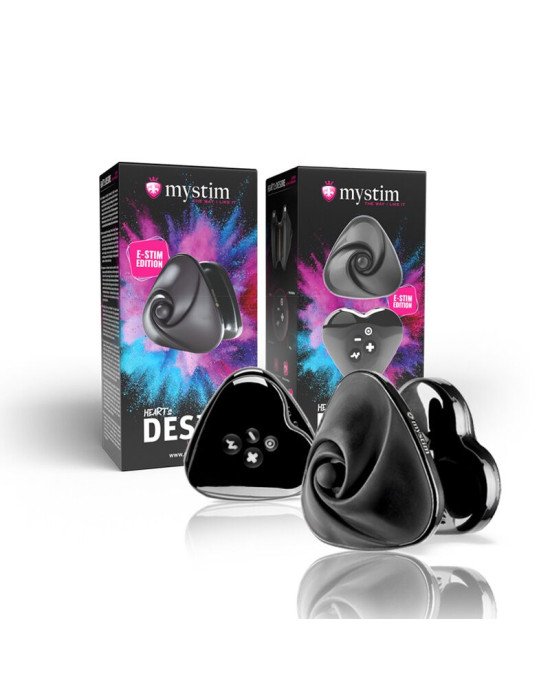Вібратор для клітора з електростимуляцією Mystim Heart's Desire Black Edition Вібратор для клітора з електростимуляцією Mystim Heart's Desire Black Edition