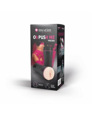 Мастурбатор-вагіна Mystim O(h) PUSH ME Vagina, можна стискати та регулювати вакуум Мастурбатор-вагіна Mystim O(h) PUSH ME Vagina, можна стискати та регулювати вакуум