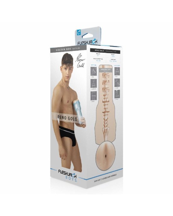 Мастурбатор попка Fleshjack Boys: Reno Gold Golden Boy Мастурбатор попка Fleshjack Boys: Reno Gold Golden Boy