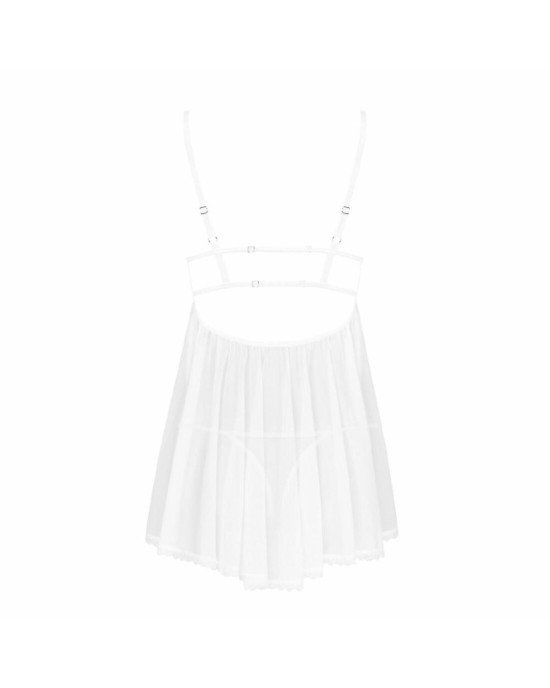 Пеньюар і трусики Obsessive Heavenlly babydoll & thong M/L Пеньюар і трусики Obsessive Heavenlly babydoll & thong M/L