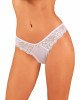 Напівпрозорі трусики Obsessive Heavenlly panties XL/2XL, відкриті сідниці