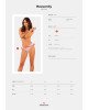 Напівпрозорі трусики Obsessive Heavenlly panties XL/2XL, відкриті сідниці