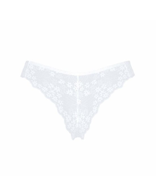 Напівпрозорі трусики Obsessive Heavenlly panties XL/2XL, відкриті сідниці