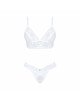 Еротичний комплект Obsessive Heavenlly 2-pcs set XL/2XL, бюстгальтер і танга Еротичний комплект Obsessive Heavenlly 2-pcs set XL/2XL, бюстгальтер і танга