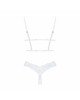 Еротичний комплект Obsessive Heavenlly 2-pcs cupless set M/L, відкриті груди, з доступом Еротичний комплект Obsessive Heavenlly 2-pcs cupless set M/L, відкриті груди, з доступом