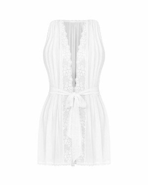 Напівпрозорий пеньюар Obsessive Heavenlly peignoir XL/2XL