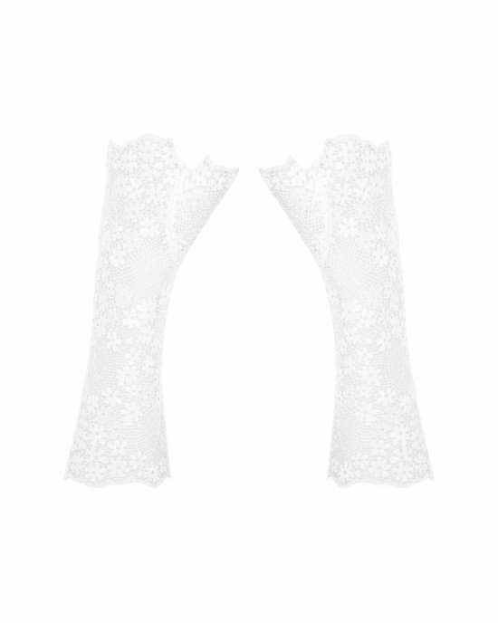 Мереживні мітенки Obsessive Heavenlly gloves O/S Мереживні мітенки Obsessive Heavenlly gloves O/S