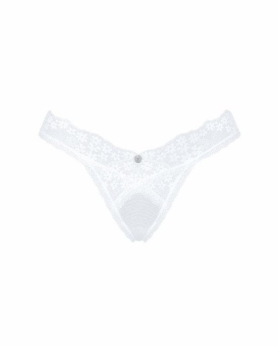 Мереживні танга Obsessive Heavenlly thong XL/2XL Мереживні танга Obsessive Heavenlly thong XL/2XL
