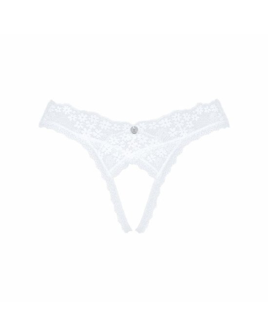 Мереживні танга Obsessive Heavenlly crotchless thong XL/2XL, з доступом Мереживні танга Obsessive Heavenlly crotchless thong XL/2XL, з доступом