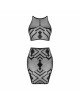Еротичний напівпрозорий комплект Obsessive K101 top & skirt S/M/L, топ, спідниця Еротичний напівпрозорий комплект Obsessive K101 top & skirt S/M/L, топ, спідниця
